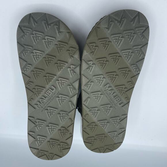 Malibu Sandals Colony Classic Nylon Eva Olive Green Slip On Mens 8 Womens 10 - Picture 6 of 6